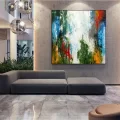 Green Blue Custom Order Abstract Oil Painting