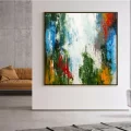 Green Blue Custom Order Abstract Oil Painting