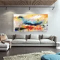 Çağdaş Renkli Siparişe Özel Soyut Yağlı Boya Tablo