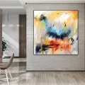Çağdaş Renkli Siparişe Özel Soyut Yağlı Boya Tablo