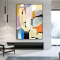 Form of Colorful Patterns Custom Order Abstract Oil Painting