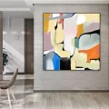 Form of Colorful Patterns Custom Order Abstract Oil Painting