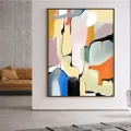 Form of Colorful Patterns Custom Order Abstract Oil Painting