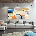 Form of Colorful Patterns Custom Order Abstract Oil Painting