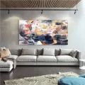 Scandinavian Color Connotations Custom Order Abstract Oil Painting