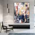 Scandinavian Color Connotations Custom Order Abstract Oil Painting