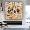 Yellow Custom Order Abstract Oil Painting