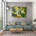 Light Dark Green Custom Order Abstract Oil Painting