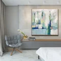 Modern Minimalist Custom Order Abstract Oil Painting