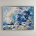 Blue Sea Custom Order Abstract Oil Painting