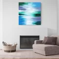 Ocean Colors Custom Order Abstract Oil Painting