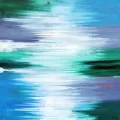 Ocean Colors Custom Order Abstract Oil Painting