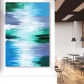 Ocean Colors Custom Order Abstract Oil Painting