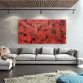 Red Colored Custom Order Abstract Oil Painting