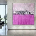 Pink and Fuchsia Tones Custom Order Abstract Oil Painting