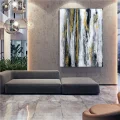 Black Gray Flow Custom Order Abstract Oil Painting