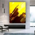 Gold and Brown Custom Order Abstract Oil Painting