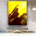Gold and Brown Custom Order Abstract Oil Painting
