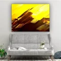 Gold and Brown Custom Order Abstract Oil Painting