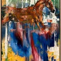 Horse in Colorful Dreams Oil Painting