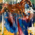 Horse in Colorful Dreams Oil Painting