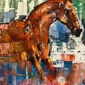 Horse in Colorful Dreams Oil Painting