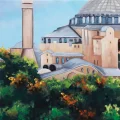Ayasofya Camii Yağlı Boya Tablosu