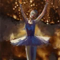 Ballerinas Pearl Moments Oil Painting