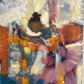 Balerinin Hayali Yağlı Boya Tablosu