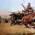 Great Struggle Oil Painting