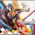 Play, Violinist Oil Painting