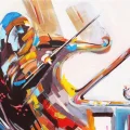 Play, Violinist Oil Painting