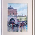 Çarşı Girişi | Sulu Boya Tablo