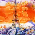 Eiffel Tower Oil Painting
