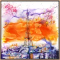 Eiffel Tower Oil Painting
