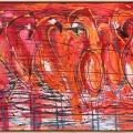 Flamingos Oil Painting