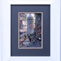 Life on Galata Street Oil Painting | Simurg Art Gallery