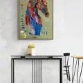 Colorful Posture of the Horse Oil Painting