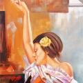 Grace of Dance Oil Painting