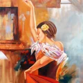 Grace of Dance Oil Painting