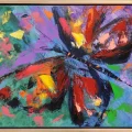 Butterflys Dance with Colors Oil Painting