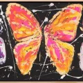 Night Butterflies Oil Painting