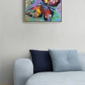 Butterflys Dance with Colors Oil Painting