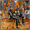 Time of Violinists Oil Painting