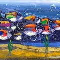 Within Guiding Fish Oil Painting