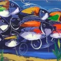 Within Guiding Fish Oil Painting
