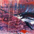 Swordfish Oil Painting | Simurg Art Gallery