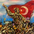 War of Independence Oil Painting