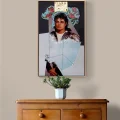 Pop Kralının Portresi Michael Jackson Yağlı Boya Tablosu
