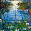 Nymphaea of the River Oil Painting
